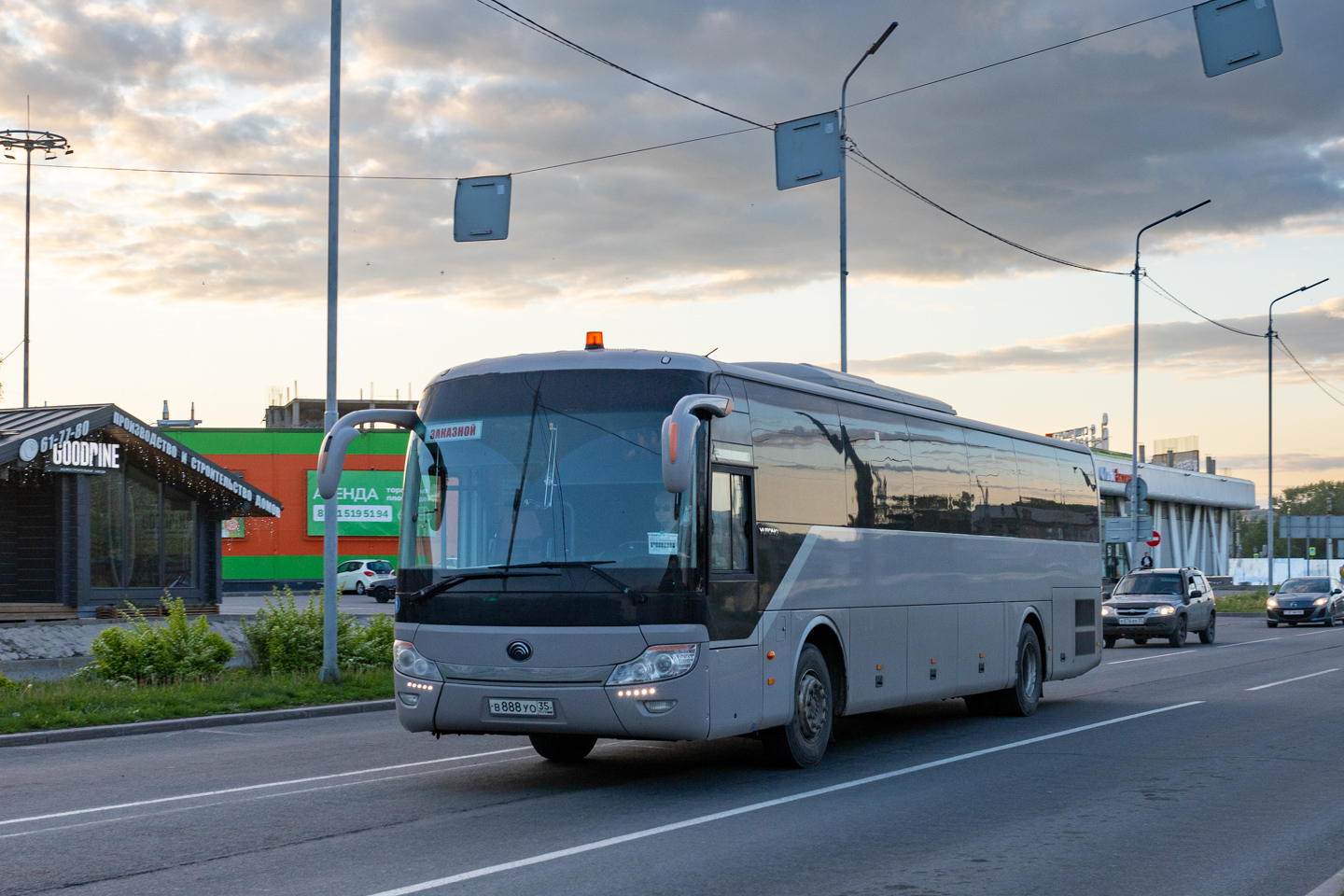 Вологодская область, Yutong ZK6121HQ № В 888 УО 35