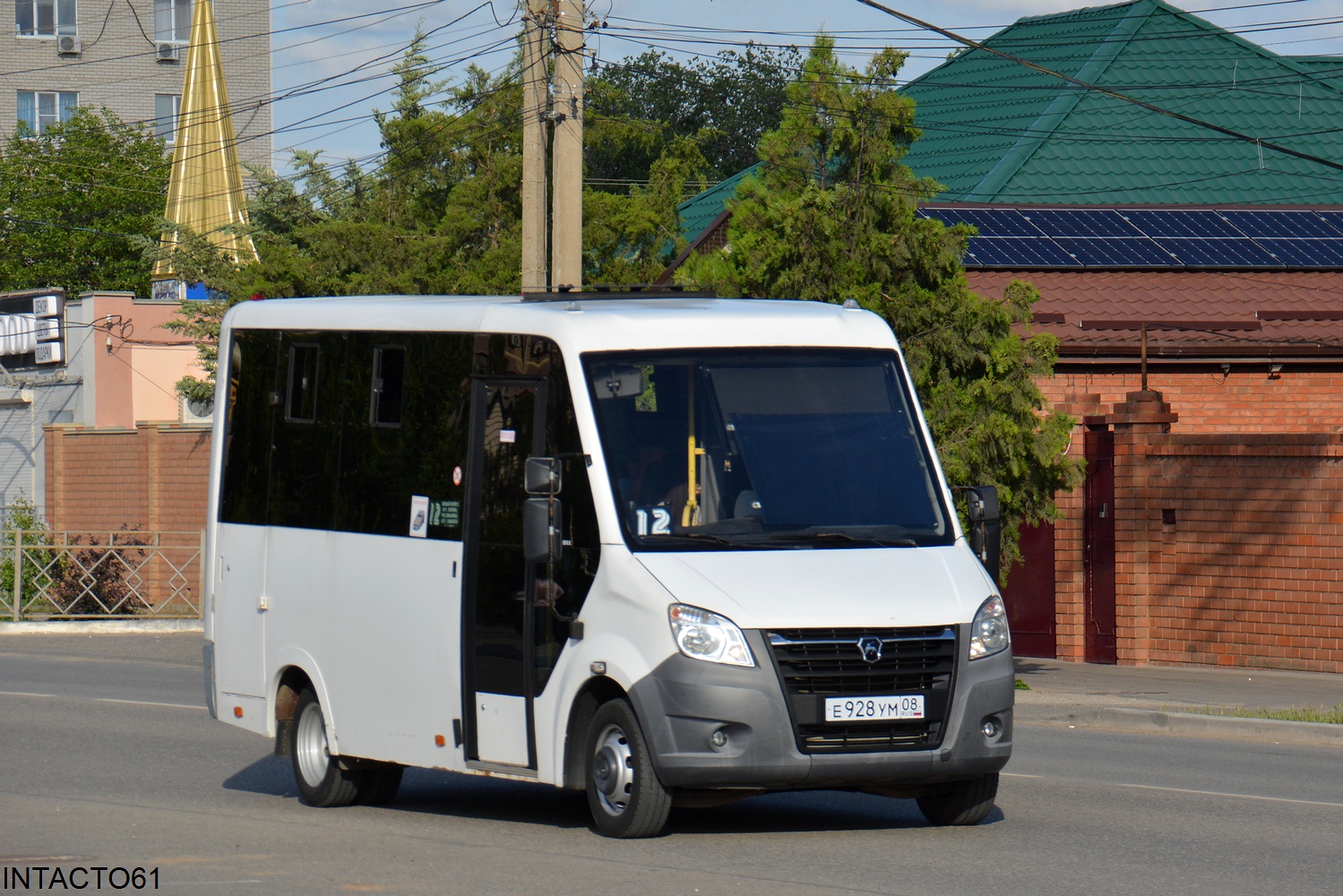Калмыкия, ГАЗ-A64R42 Next № Е 928 УМ 08