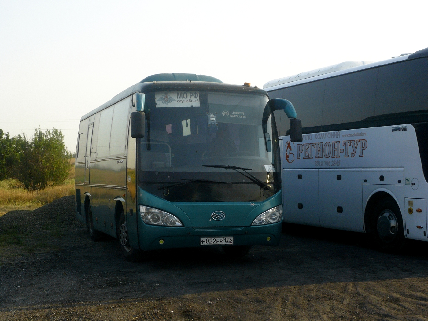 Краснодарский край, Sunlong SLK6798F1A № М 022 ЕВ 123