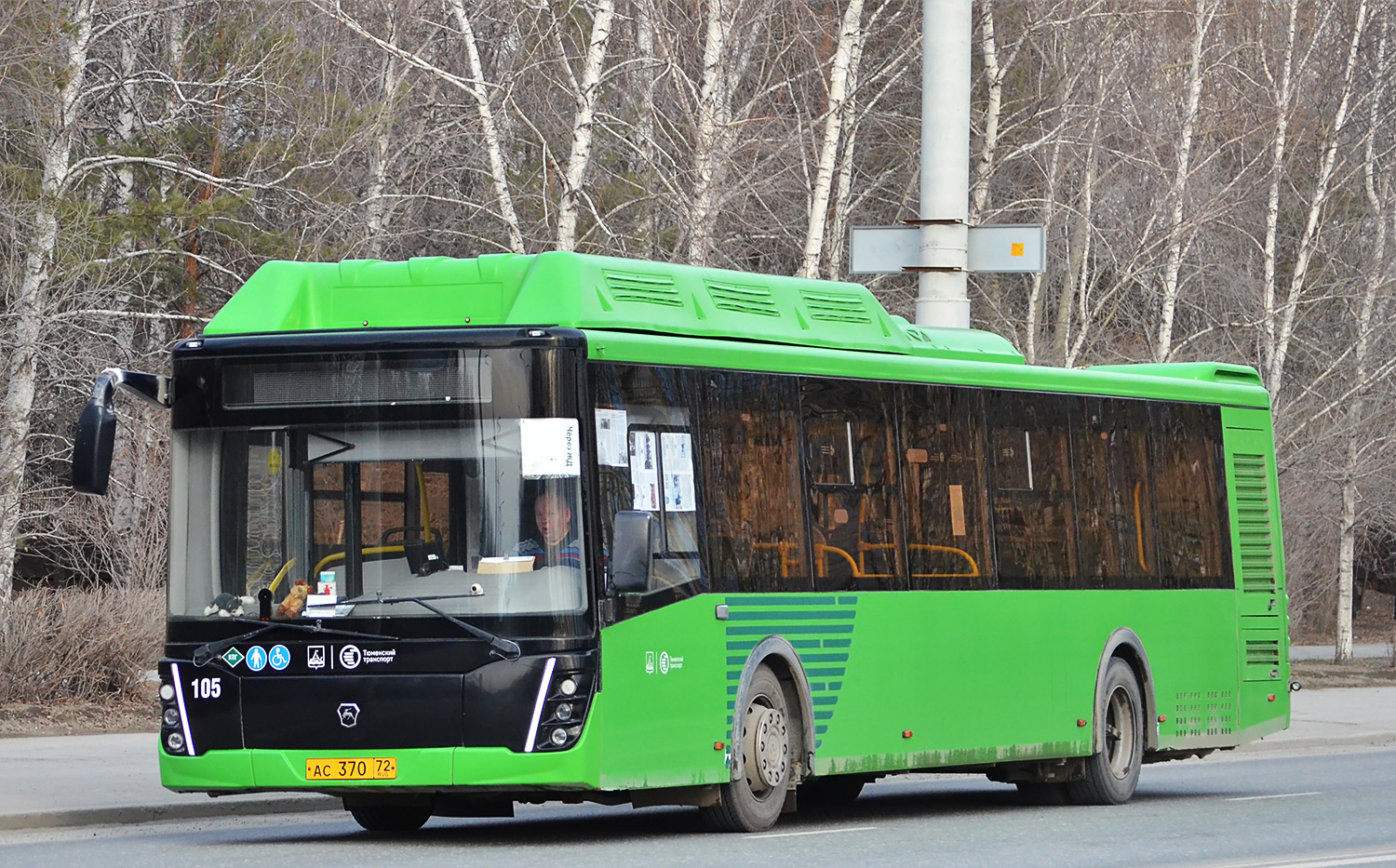 Тюменская область, ЛиАЗ-5292.67 (CNG) № 105