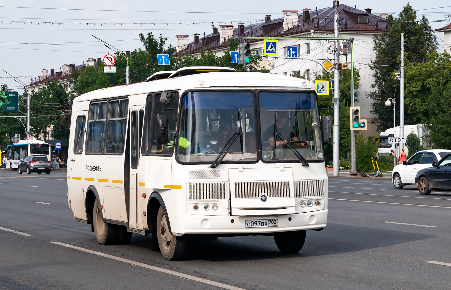 Башкортостан, ПАЗ-32053 № О 097 ВХ 702