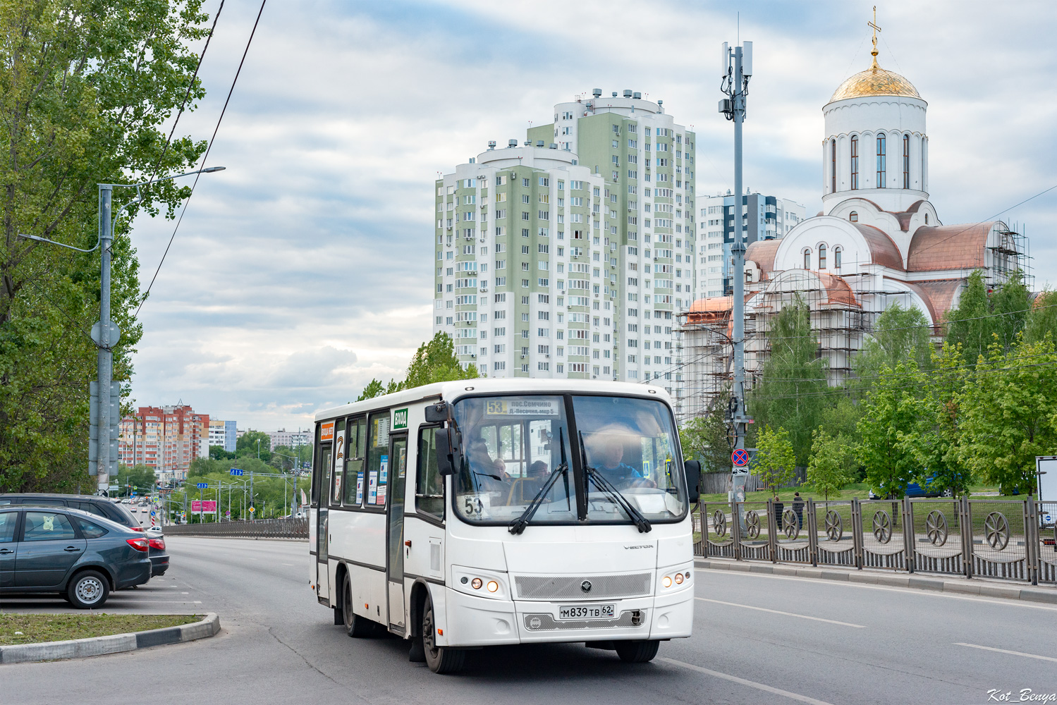 Рязанская область, ПАЗ-320402-05 "Вектор" № М 839 ТВ 62