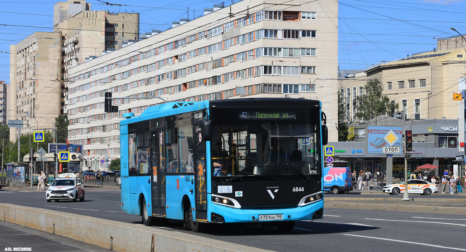 Санкт-Петербург, Volgabus-4298.G4 (LNG) № 6844