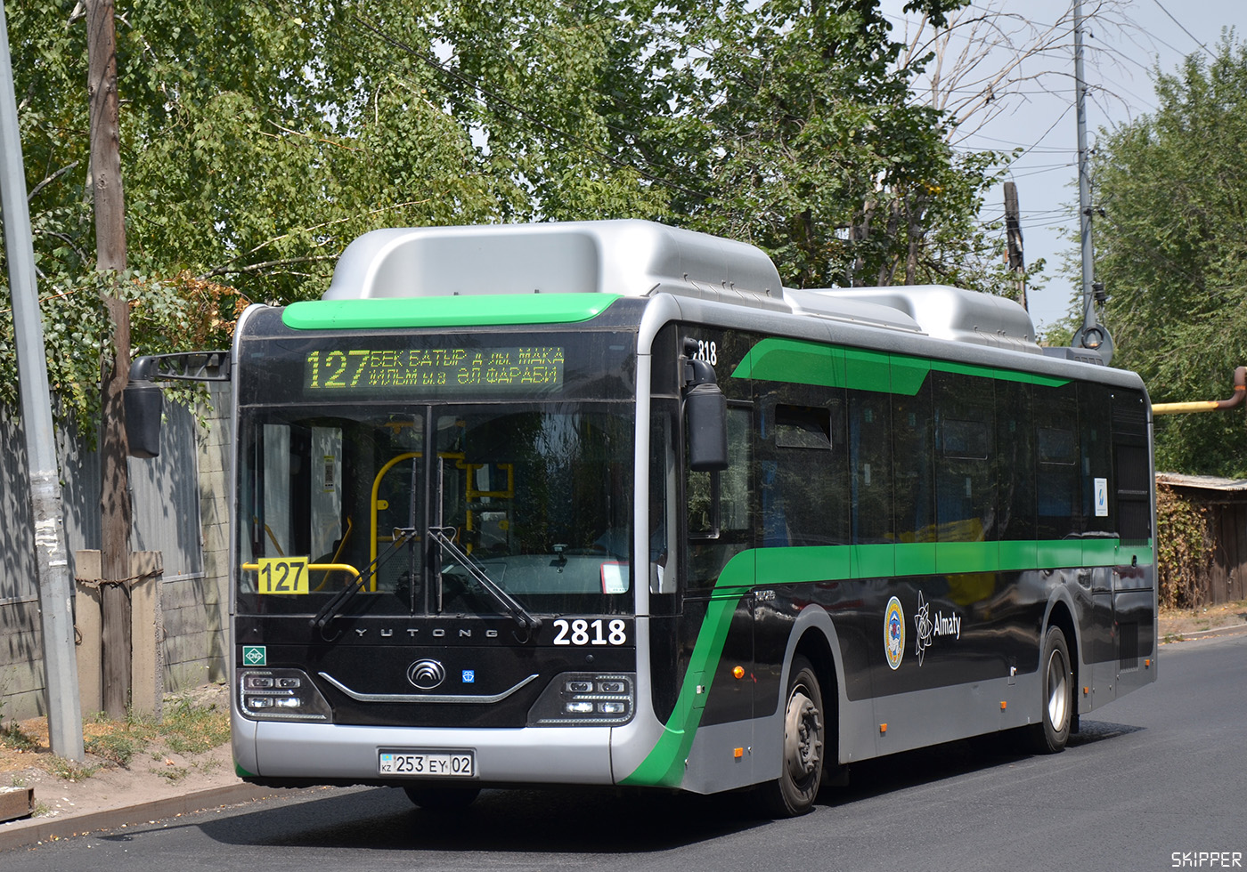 Алматы, Yutong ZK6126HG (QazTehna) № 2818