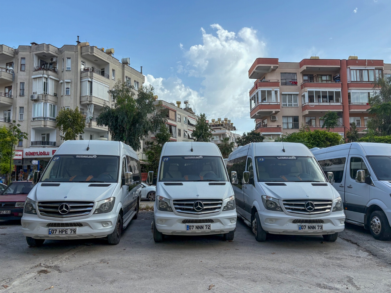 Турция, Mercedes-Benz Sprinter W906 (NCV3) № 79; Турция, Mercedes-Benz Sprinter W906 (NCV3) № 72; Турция, Mercedes-Benz Sprinter W906 (NCV3) № 73