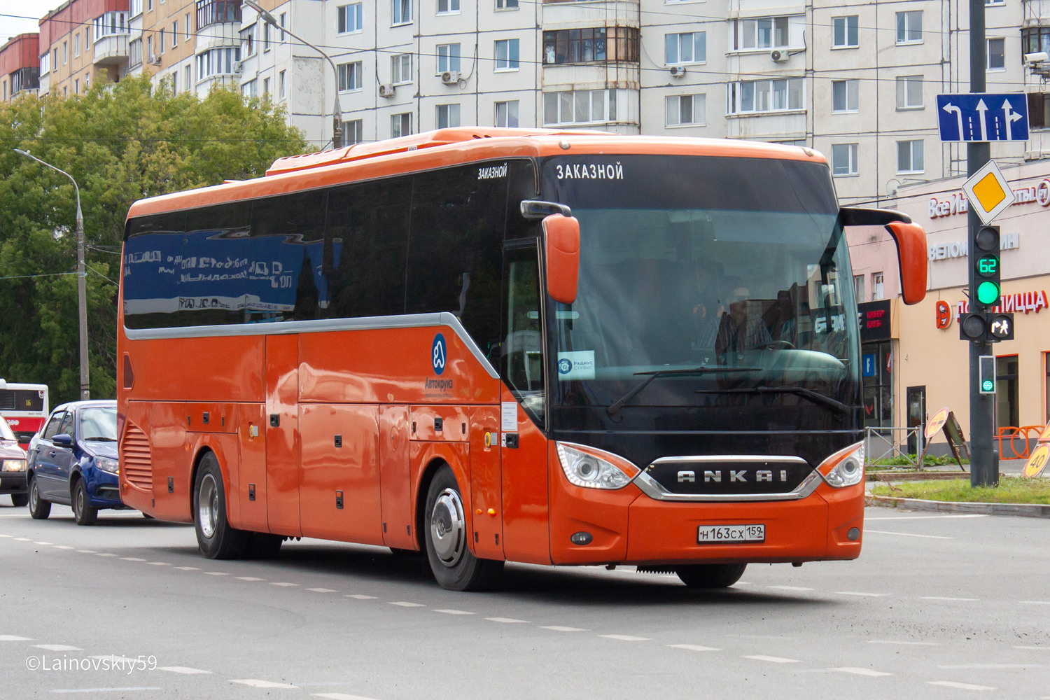 Пермский край, Ankai A9 № Н 163 СХ 159