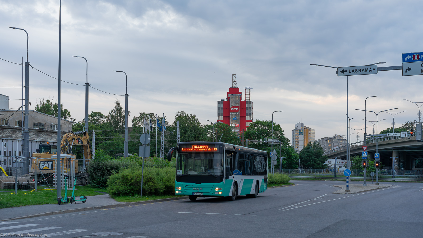 Эстония, MAN A78 Lion's City LE EL293 № 3528