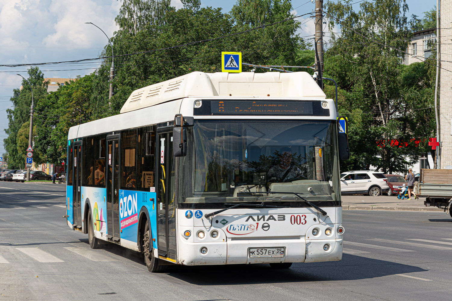 Вологодская область, ЛиАЗ-5292.67 (CNG) № 003