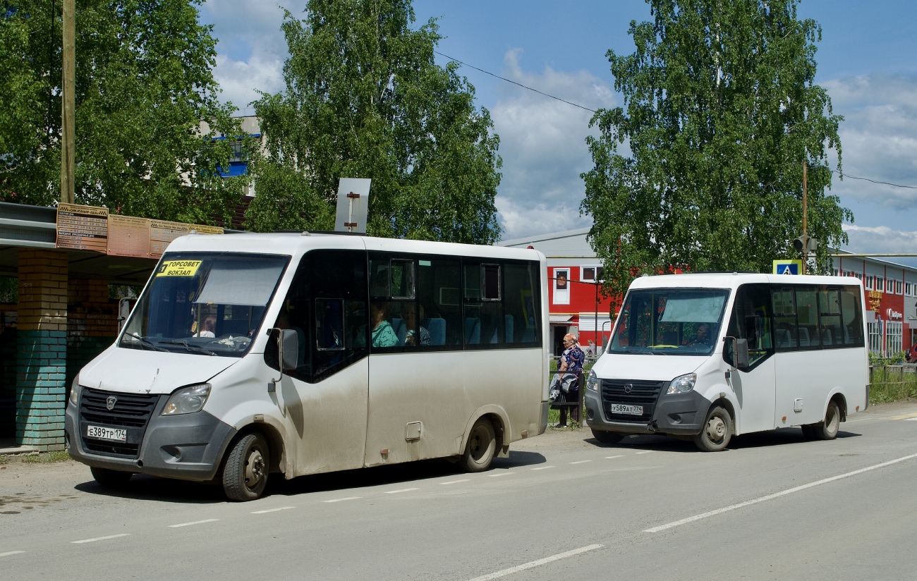 Челябинская область, ГАЗ-A64R42 Next № Е 389 ТР 174
