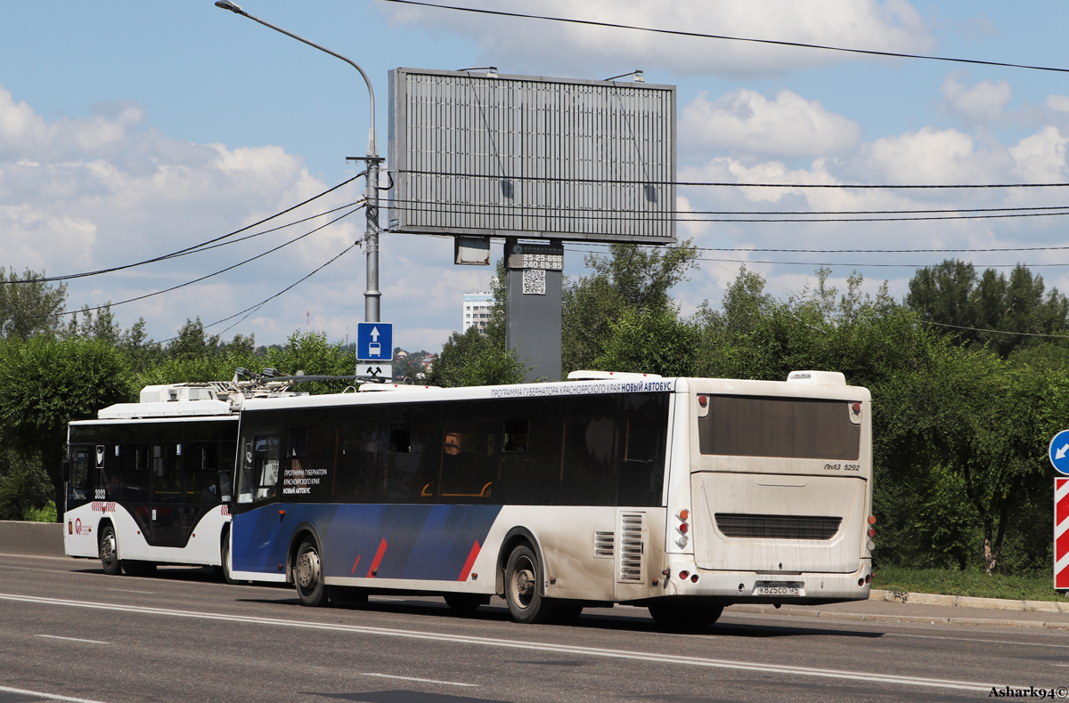 Красноярский край, ЛиАЗ-5292.65-03 № К 825 СО 124