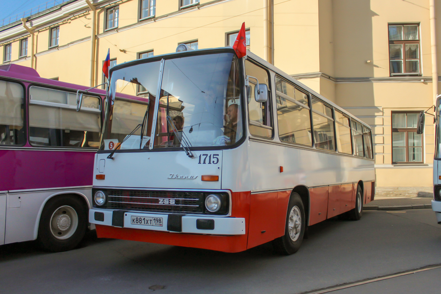 Санкт-Петербург, Ikarus 255.70 № 1715; Санкт-Петербург — VI Международный транспортный фестиваль "ТранспортФест-2025"