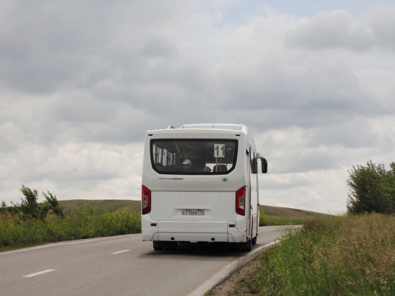 Челябинская область, ПАЗ-320415-14 "Vector Next" № Е 712 ЕВ 774