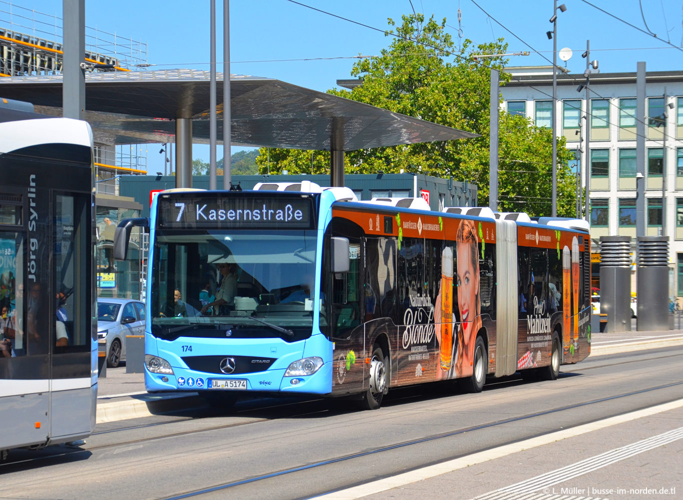 Баден-Вюртемберг, Mercedes-Benz Citaro C2 G hybrid № 174