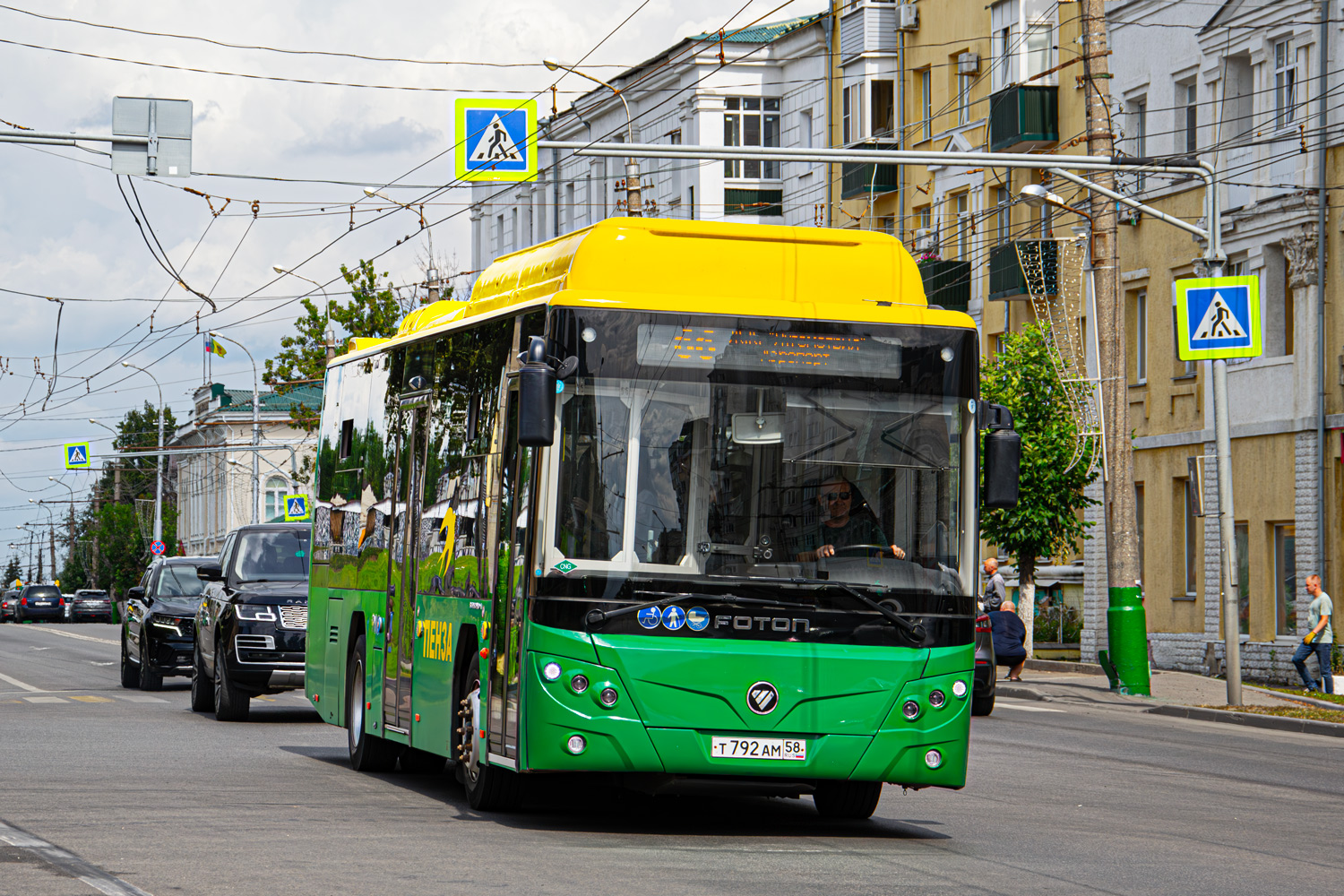 Пензенская область, Foton BJ6105C6MCD-1 № Т 792 АМ 58