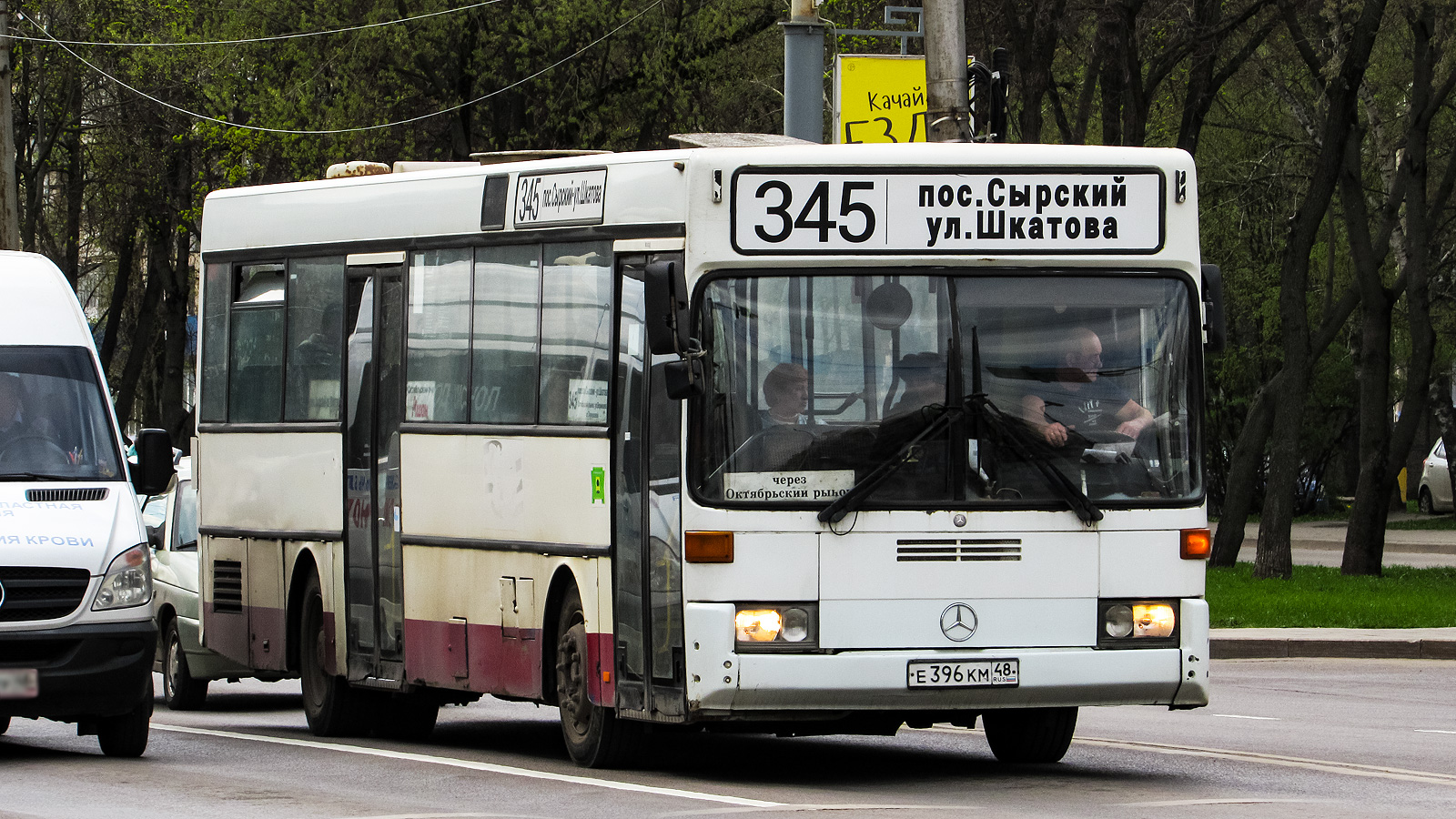 Липецкая область, Mercedes-Benz O405 № Е 396 КМ 48