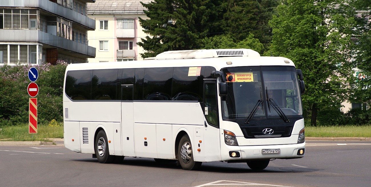 Красноярский край, Hyundai Universe Space Luxury № М 731 РВ 124