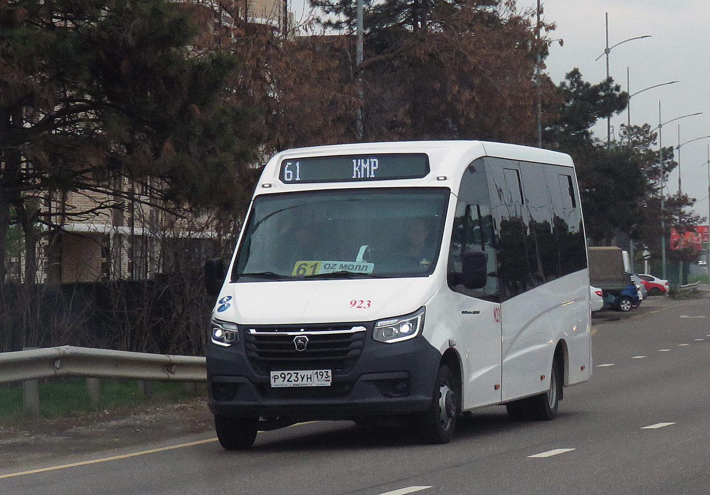 Краснодарский край, ГАЗ-A68R52 City № Р 923 УН 193