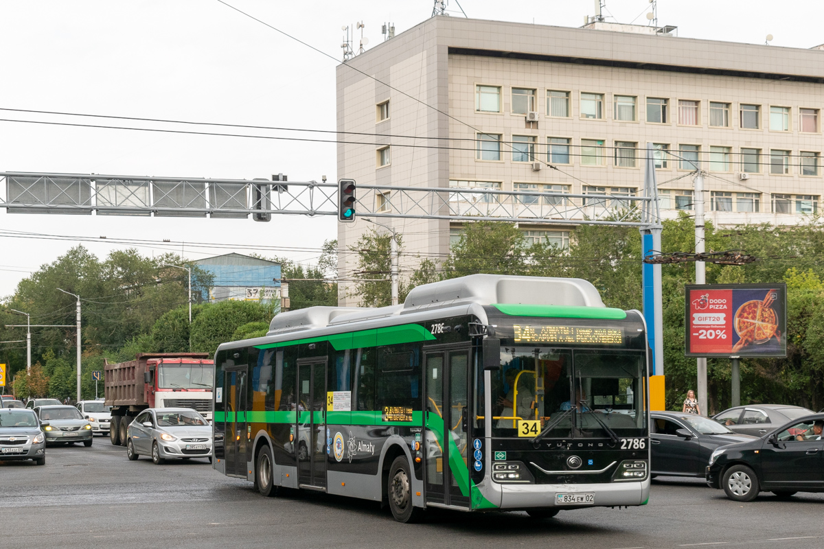 Алматы, Yutong ZK6126HG (QazTehna) № 2786