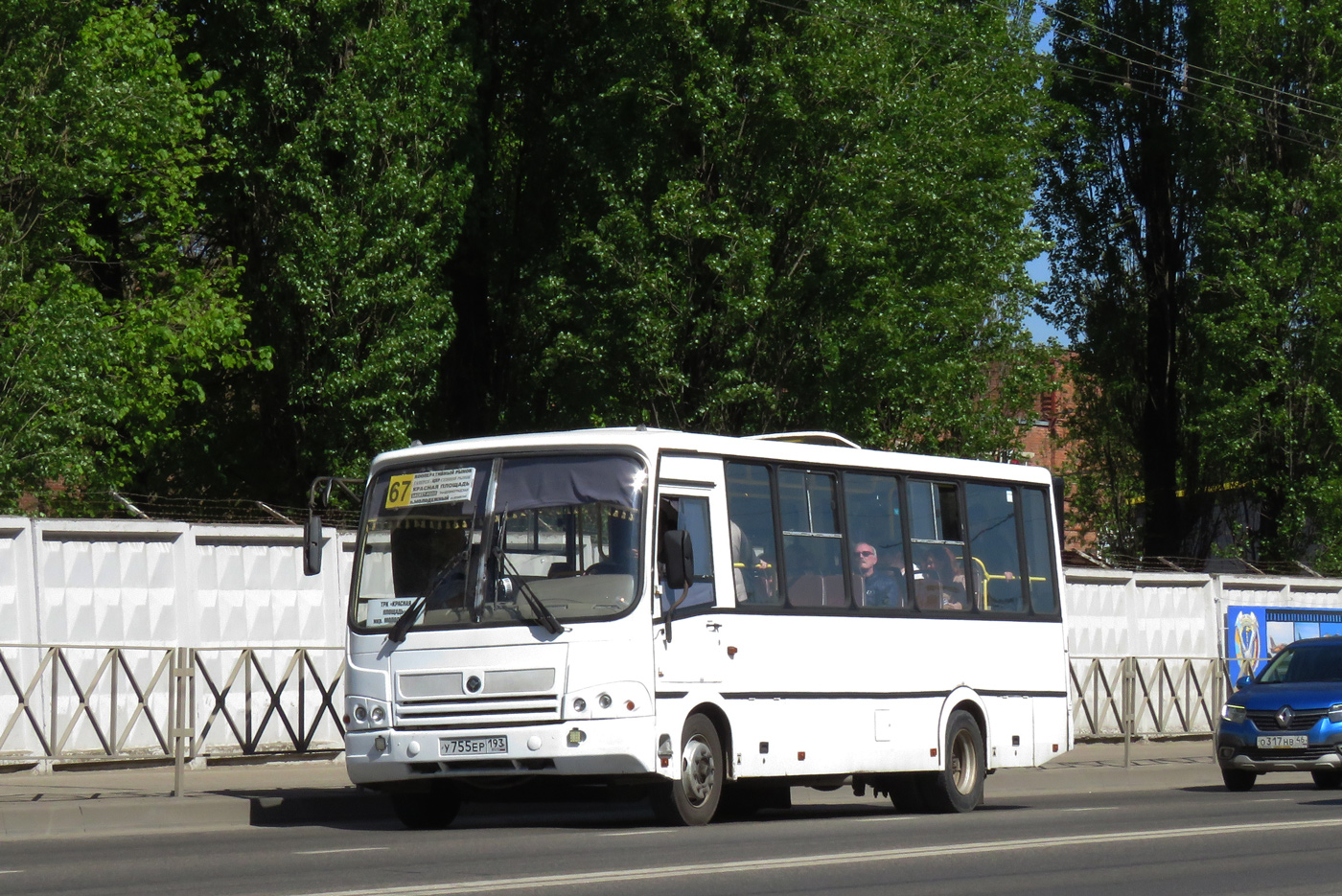 Краснодарский край, ПАЗ-320412-05 № У 755 ЕР 193