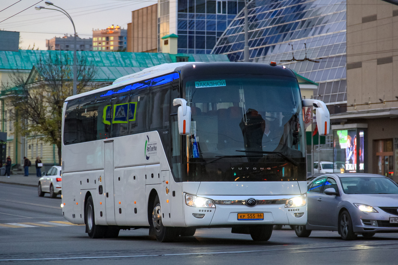 Свердловская область, Yutong ZK6122H9 № КР 555 66