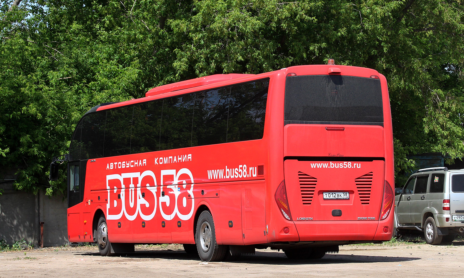 Пензенская область, Zhong Tong LCK6127H ComPass № Т 012 ВК 58
