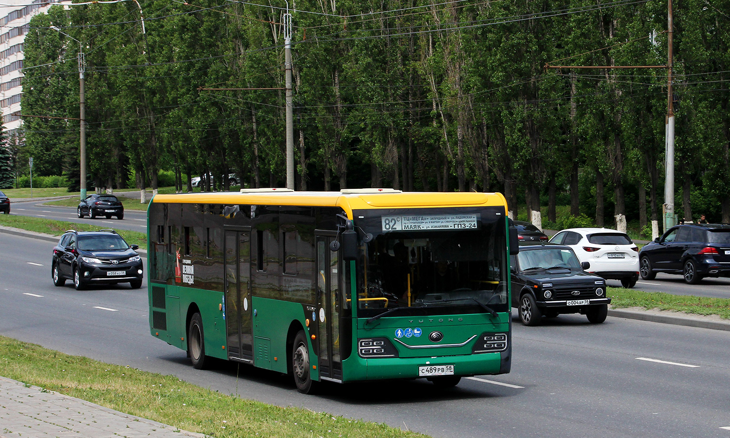 Пензенская область, Yutong ZK6116HG № С 489 РВ 58