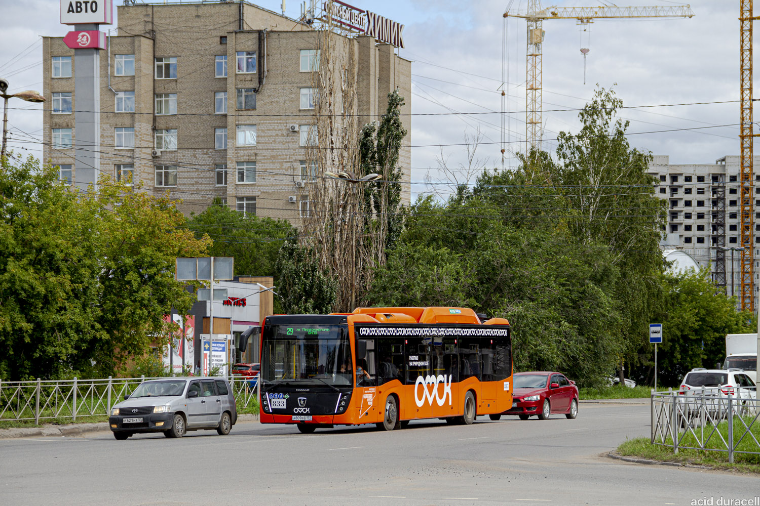 Омская область, НефАЗ-5299-40-57 (CNG) № 833