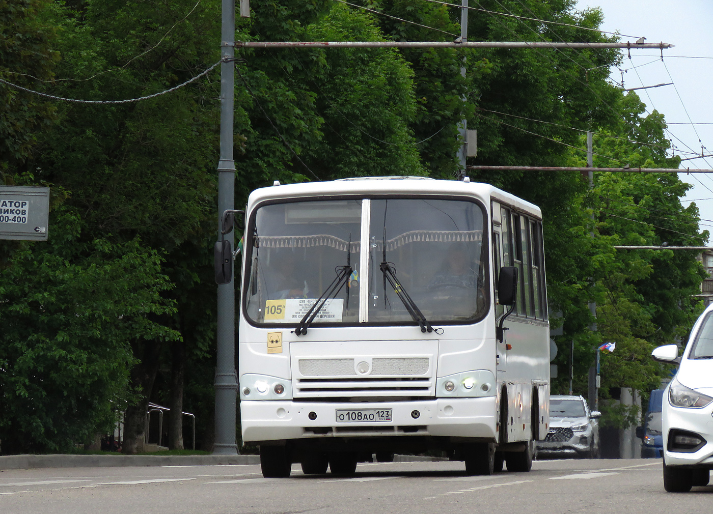 Краснодарский край, ПАЗ-320402-03 № О 108 АО 123