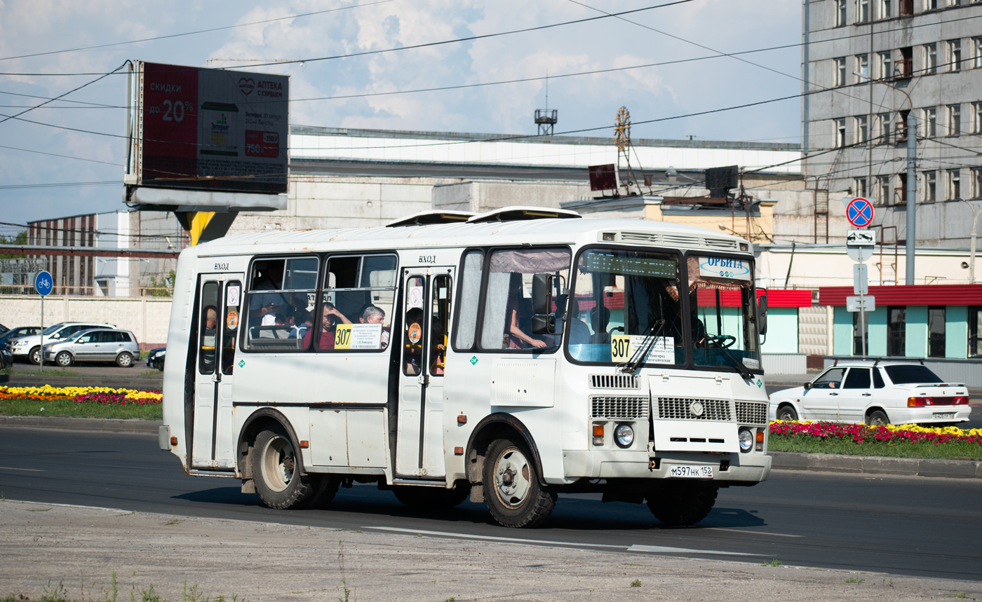 Нижегородская область, ПАЗ-32054 № М 597 НК 152
