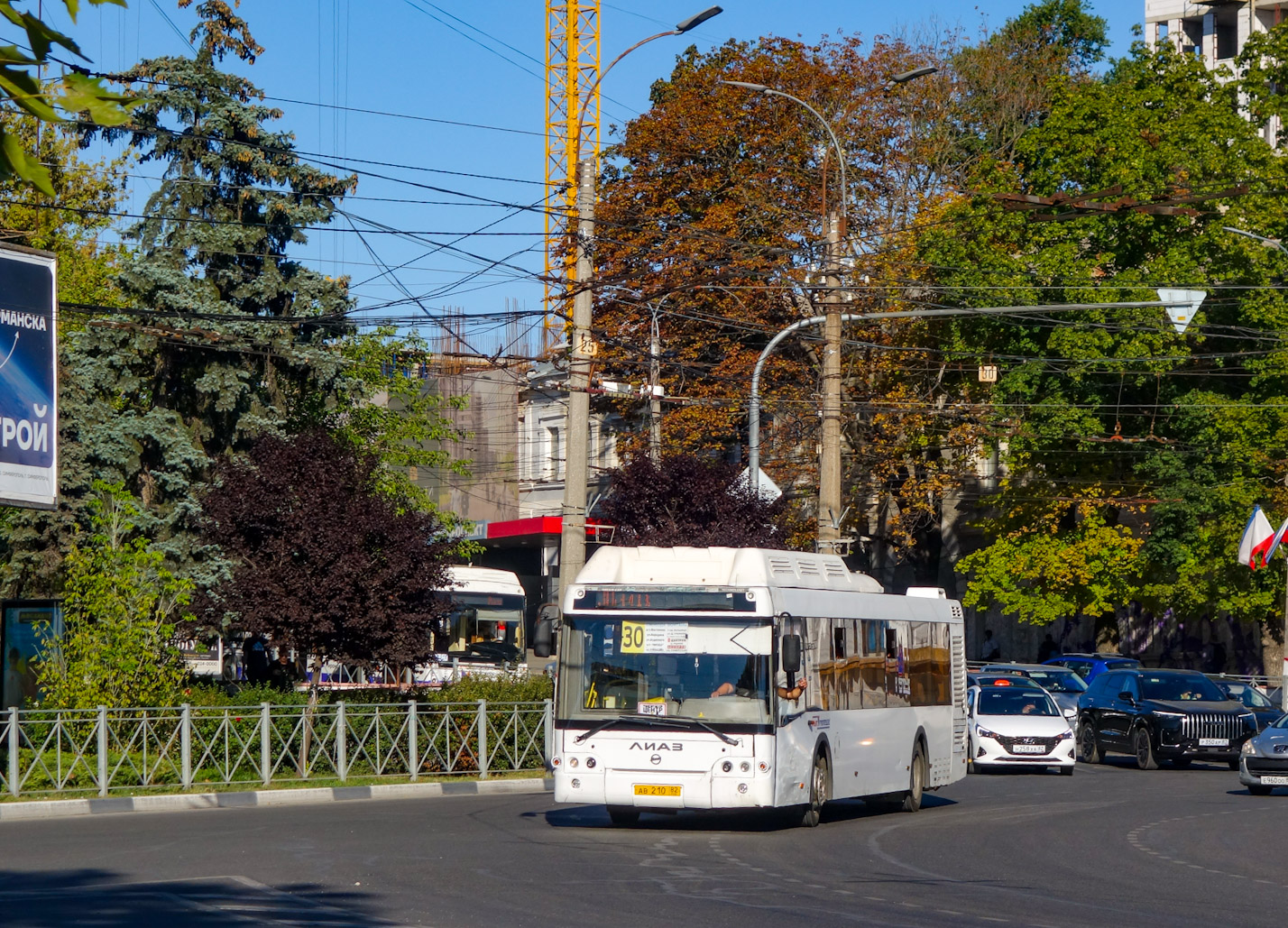 Республика Крым, ЛиАЗ-5292.67 (CNG) № АВ 210 82