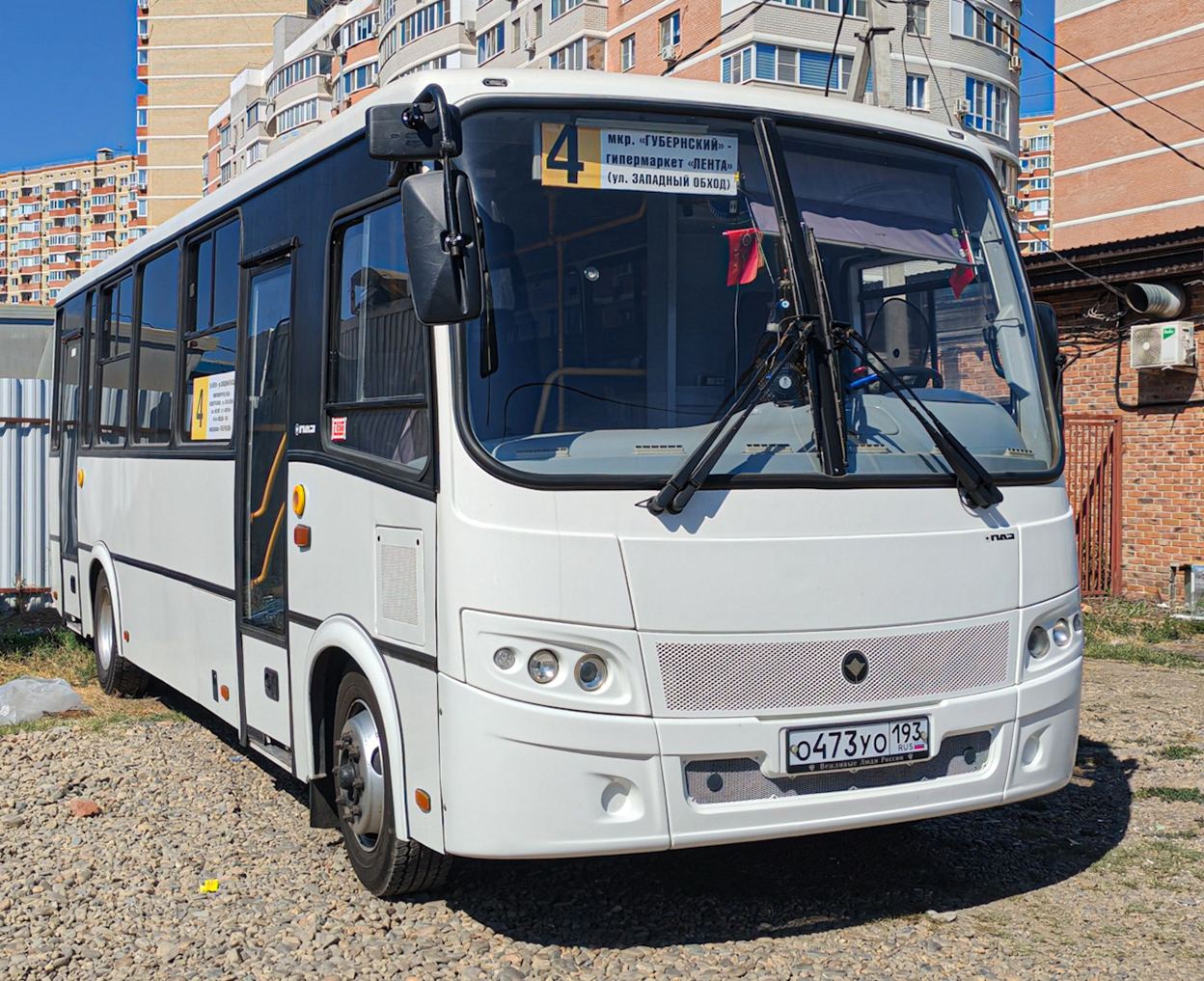 Краснодарский край, ПАЗ-320412-05 "Вектор" № О 473 УО 193