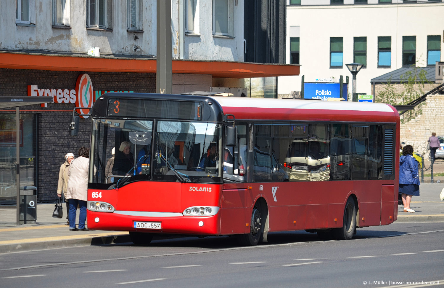 Литва, Solaris Urbino II 12 № 654