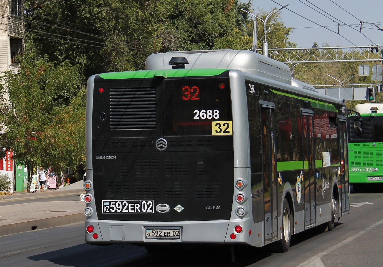 Алматы, Golden Dragon XML6125CN (Hyundai Trans Auto) № 2688