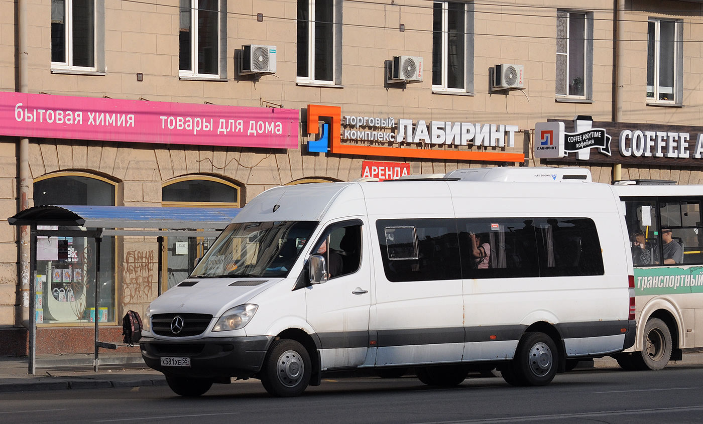 Омская область, Луидор-223602 (MB Sprinter) № Х 581 ХЕ 55