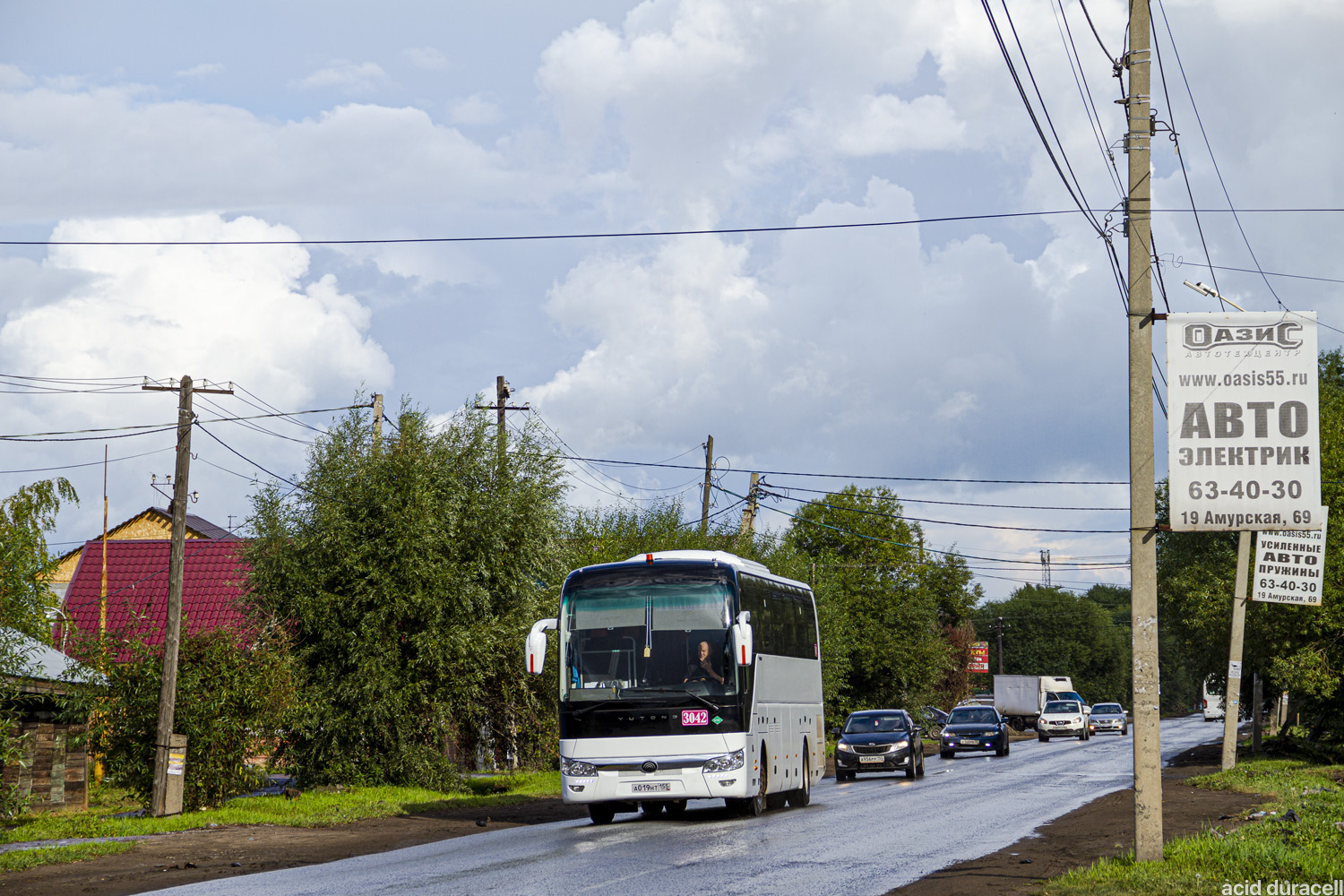 Омская область, Yutong ZK6122H9 № 3042