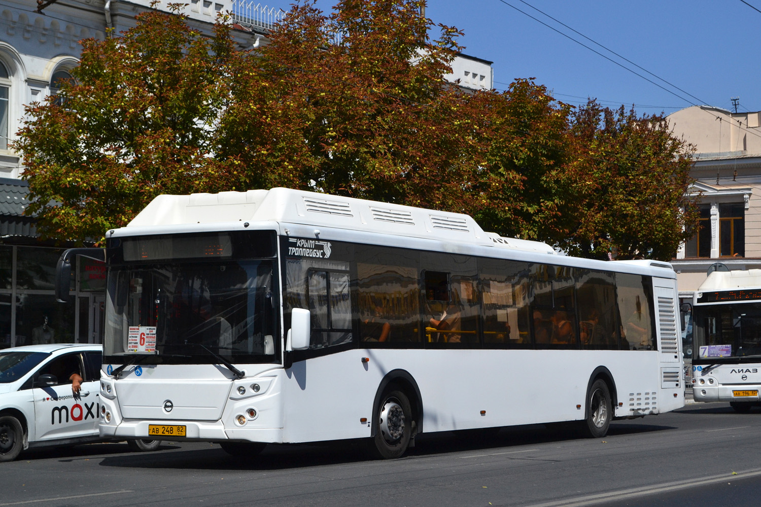 Республика Крым, ЛиАЗ-5292.67 (CNG) № АВ 248 82