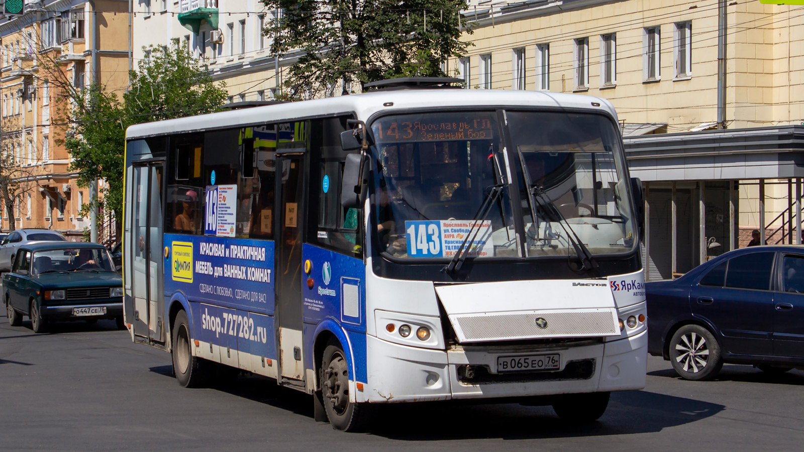 Ярославская область, ПАЗ-320414-05 "Вектор" (1-2) № В 065 ЕО 76