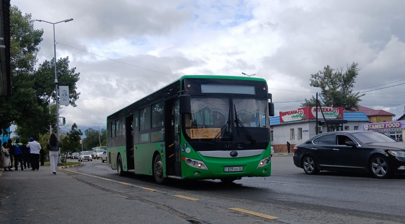 Абайская область, Yutong ZK6118HGA № 839 DR 02