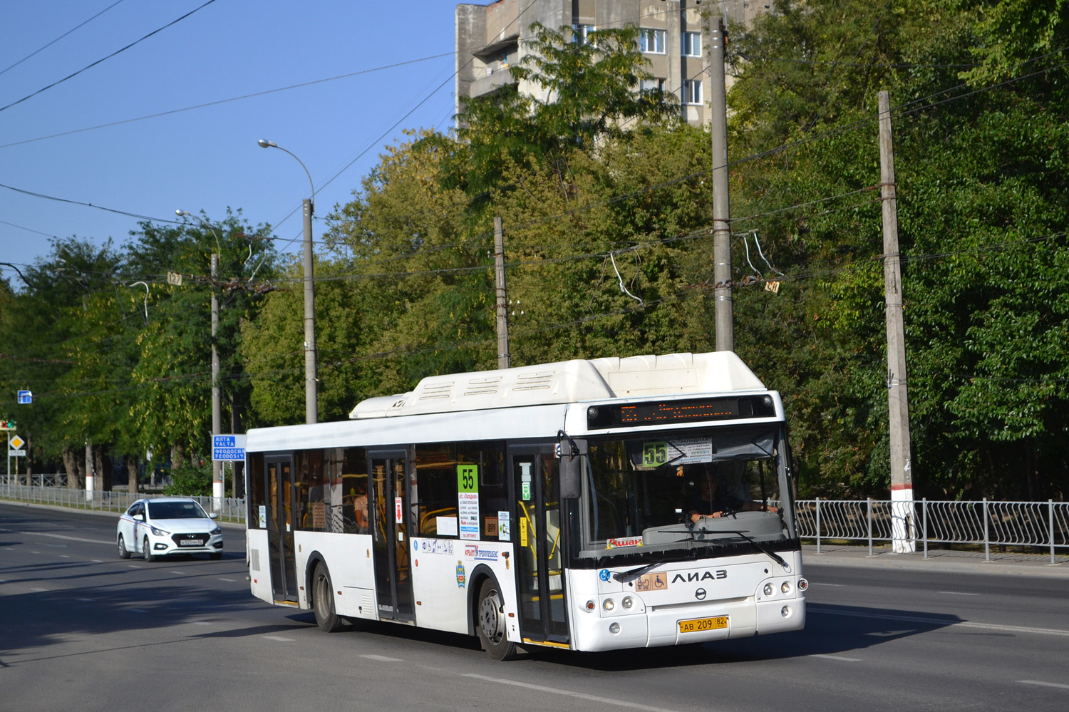 Республика Крым, ЛиАЗ-5292.67 (CNG) № АВ 209 82
