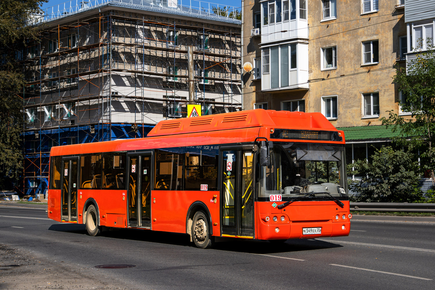 Вологодская область, ЛиАЗ-5292.67 (CNG) № 019
