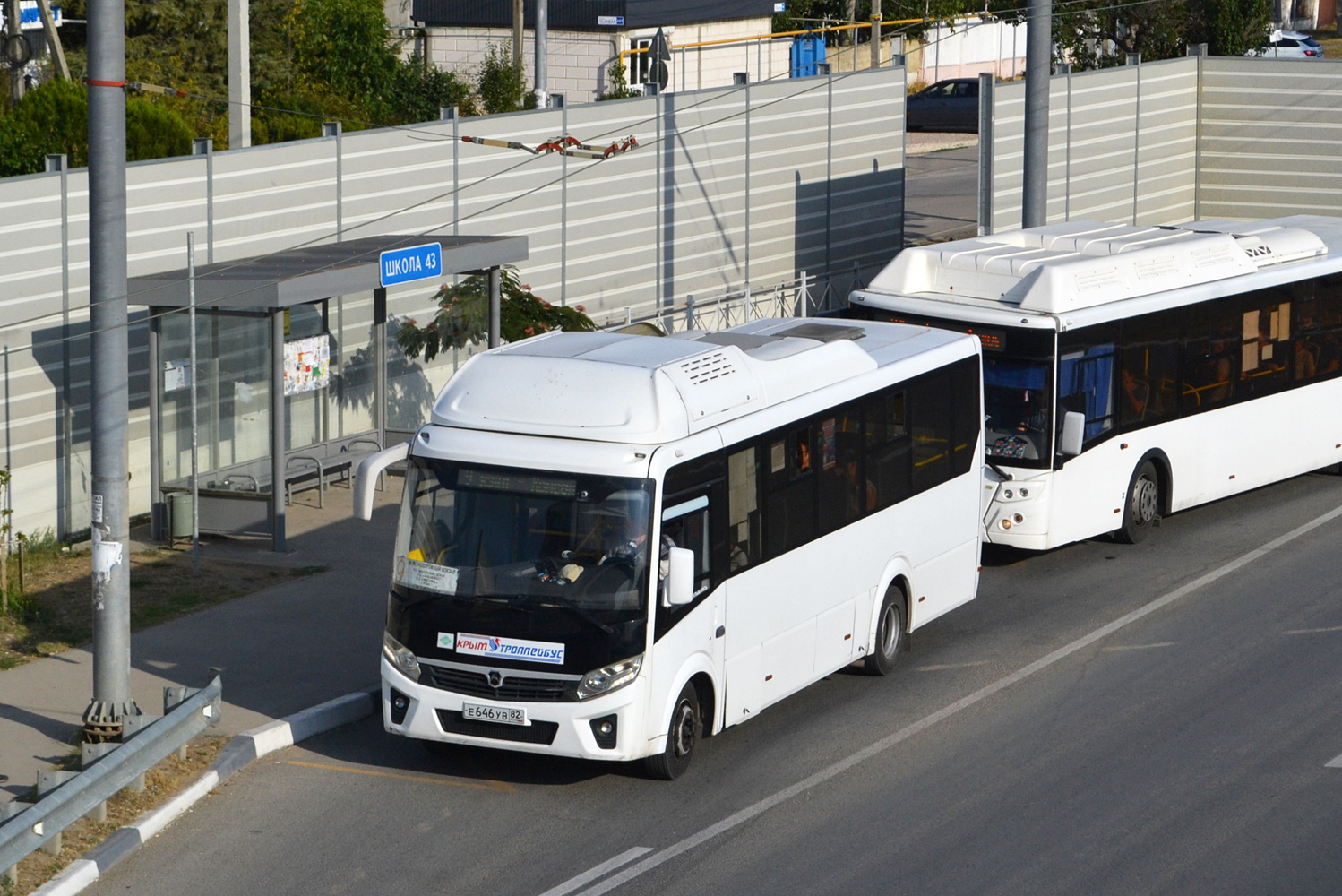 Республика Крым, ПАЗ-320415-14 "Vector Next" № Е 646 УВ 82