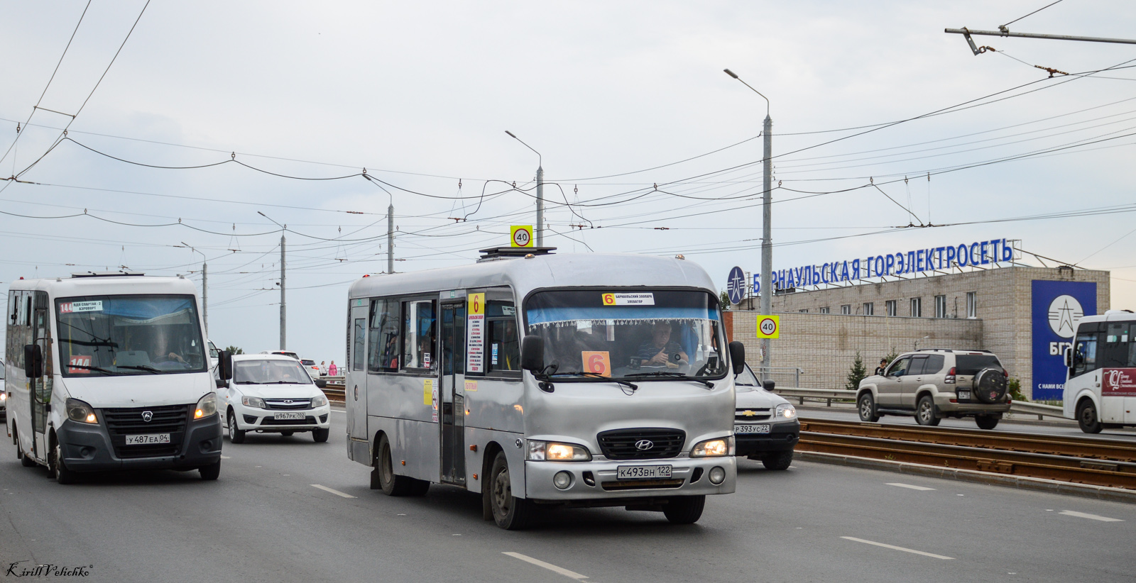 Алтайский край, Hyundai County LWB C11 (ТагАЗ) № К 493 ВН 122