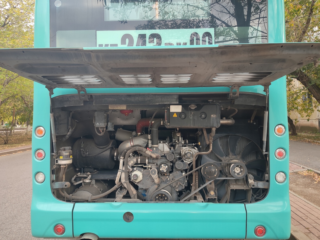 Карагандинская область, Yutong ZK6118HGA (QazTehna) № 243 BK 09