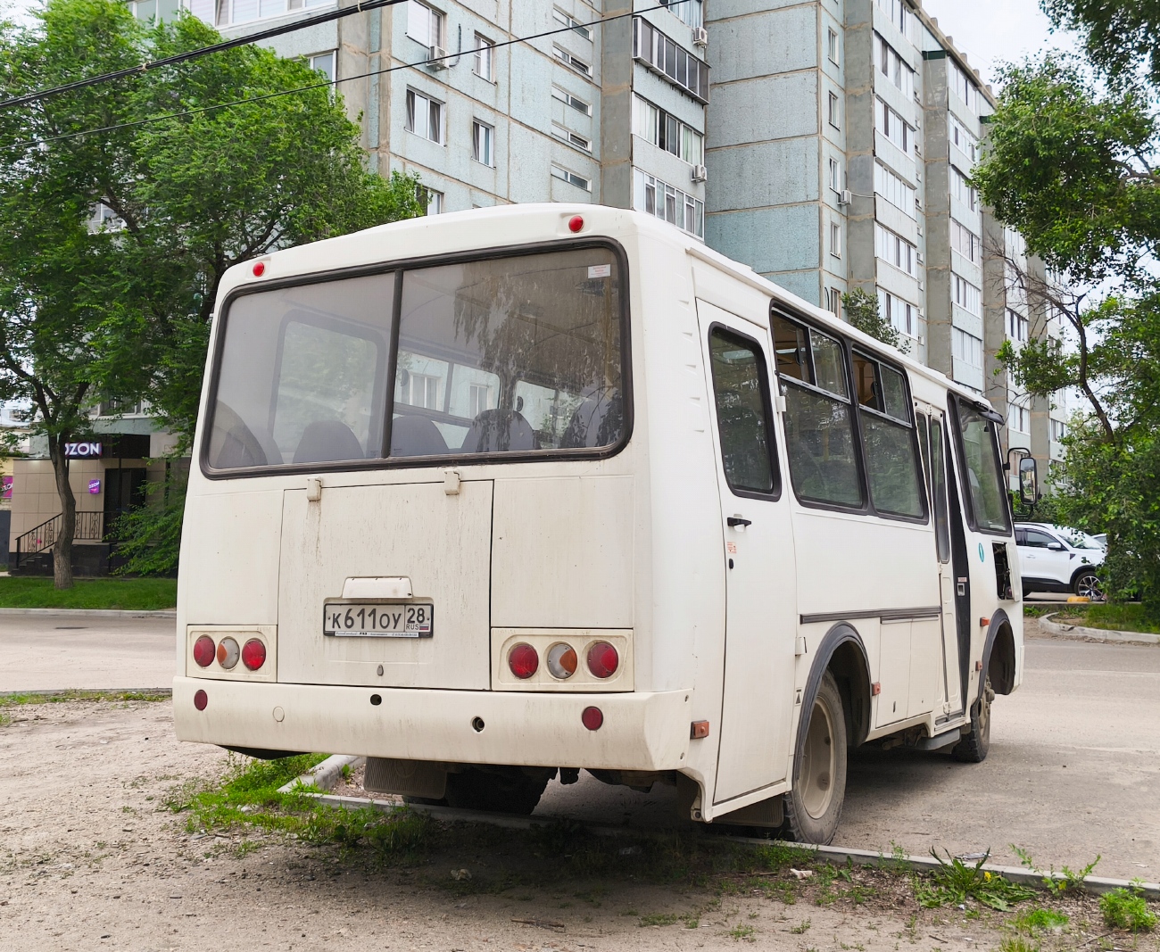 Амурская область, ПАЗ-320530-02 № К 611 ОУ 28