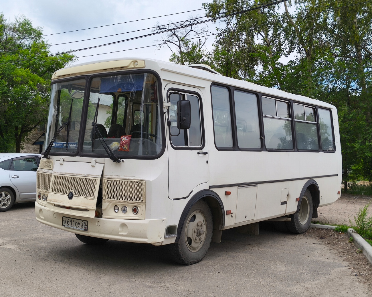 Амурская область, ПАЗ-320530-02 № К 611 ОУ 28