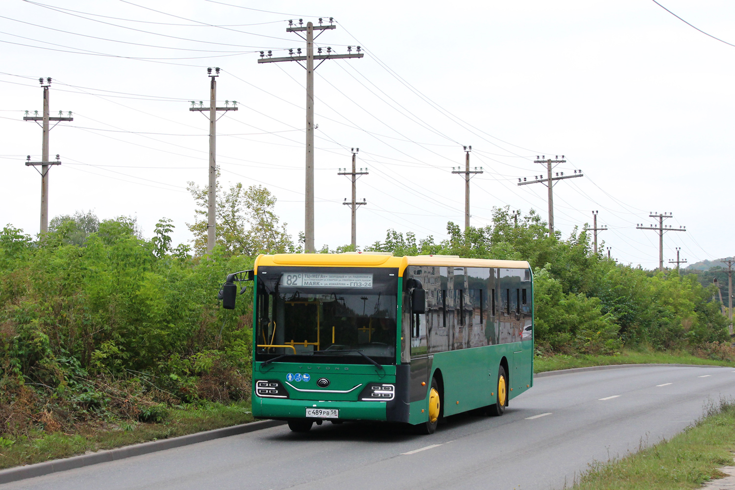 Пензенская область, Yutong ZK6116HG № С 489 РВ 58