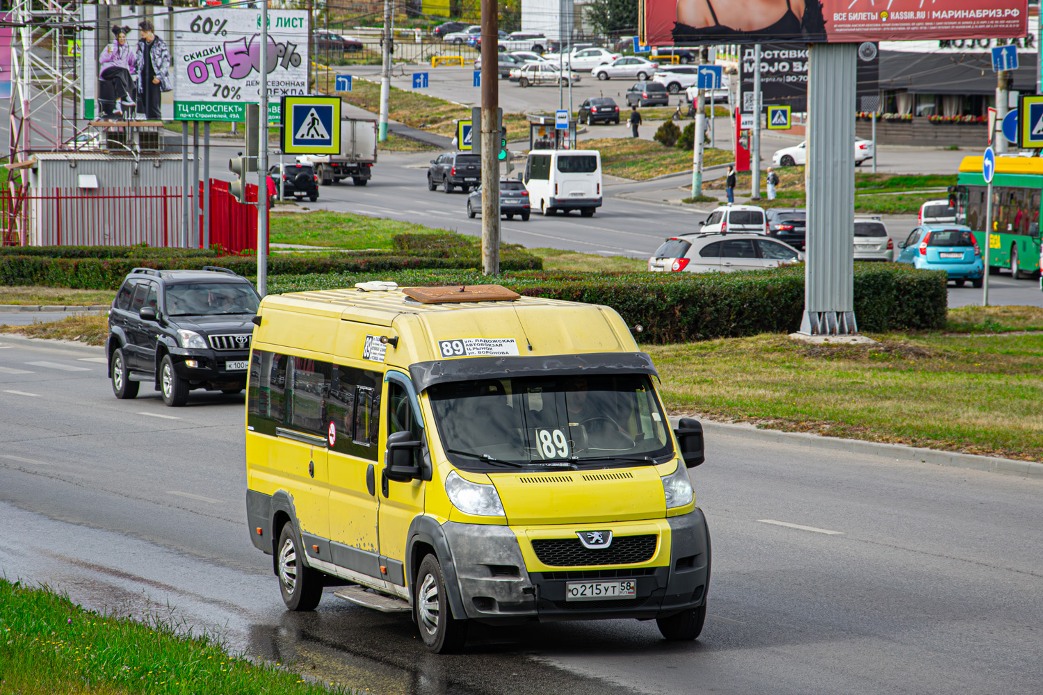 Пензенская область, Нижегородец-2227SK (Peugeot Boxer) № О 215 УТ 58