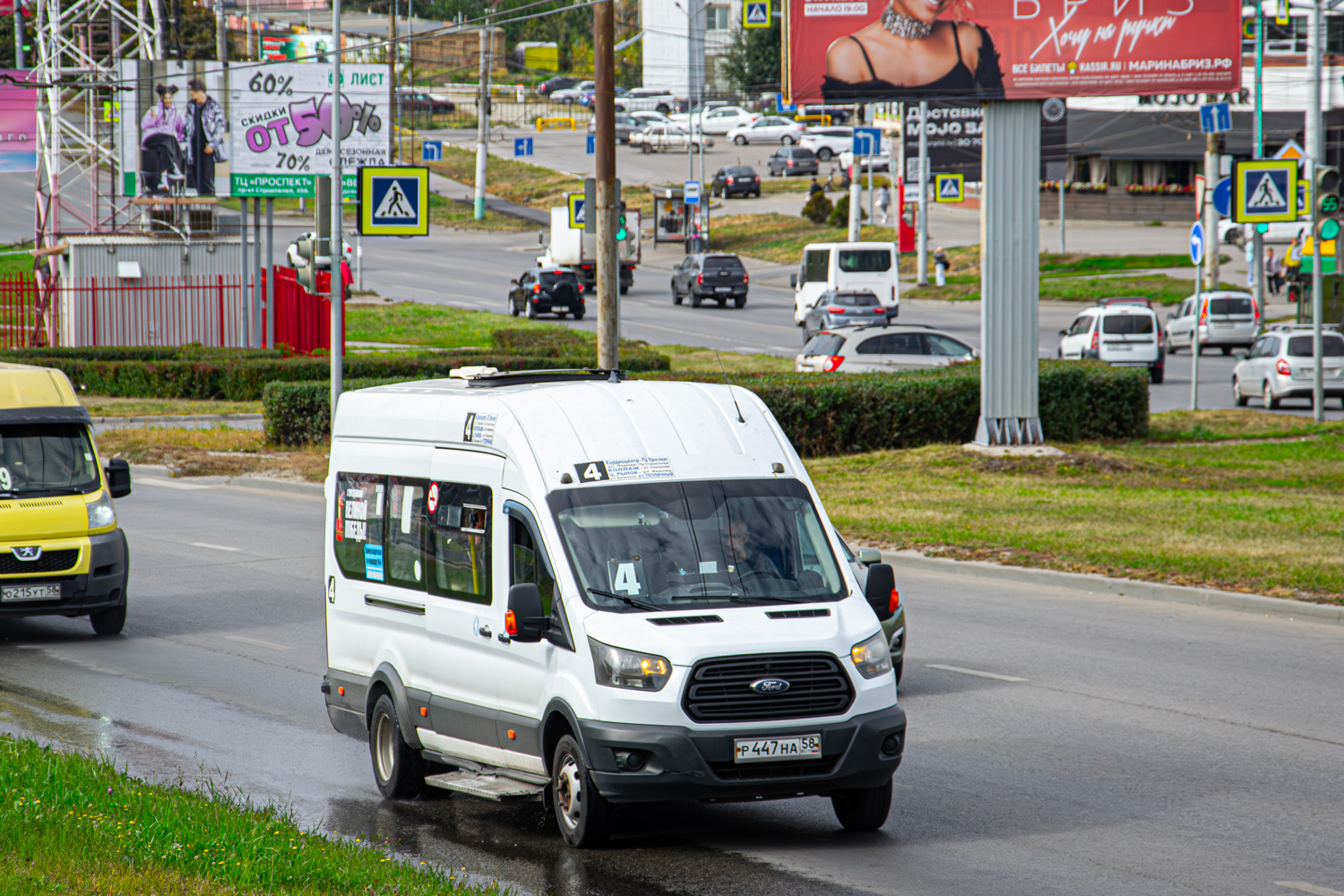 Пензенская область, Ford Transit FBD [RUS] (Z6F.ESG.) № Р 447 НА 58