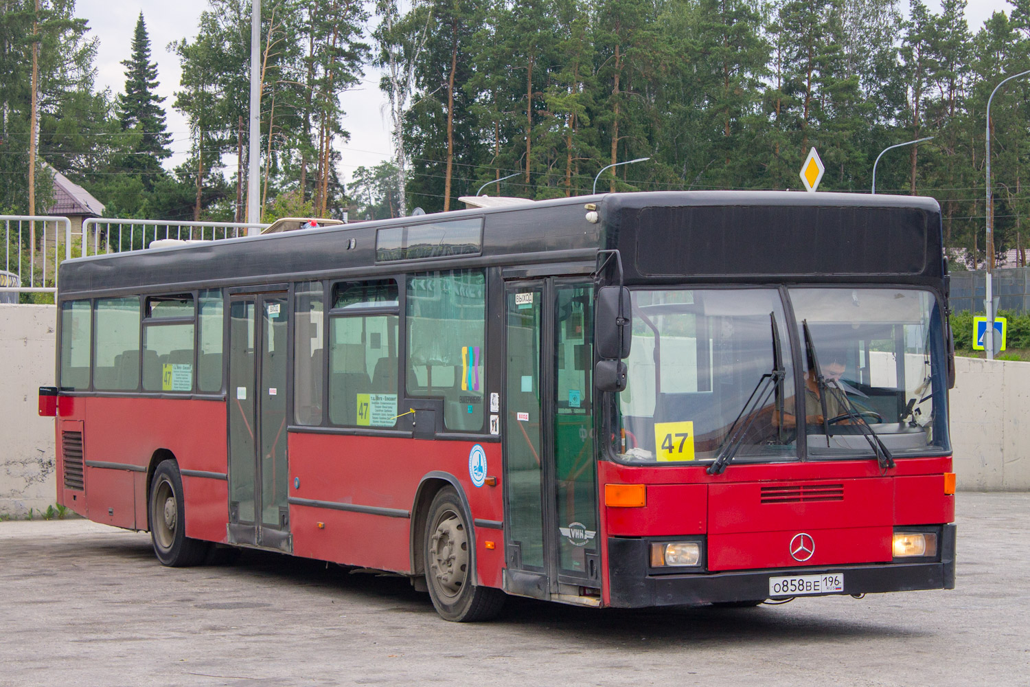 Свердловская область, Mercedes-Benz O405N2 № О 858 ВЕ 196