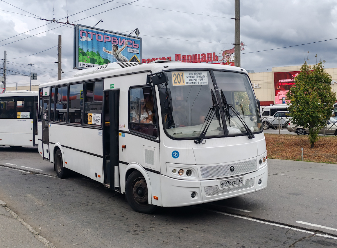 Краснодарский край, ПАЗ-320412-04 "Вектор" № М 978 УО 193 Краснодарский край, ПАЗ-320412-04 "Вектор" № М 978 УО 193